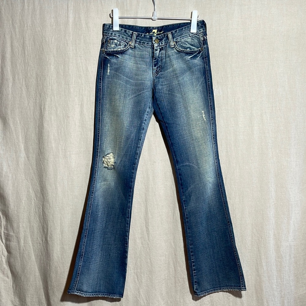 7 For All Mankind Flare “A” Pocket Jeans